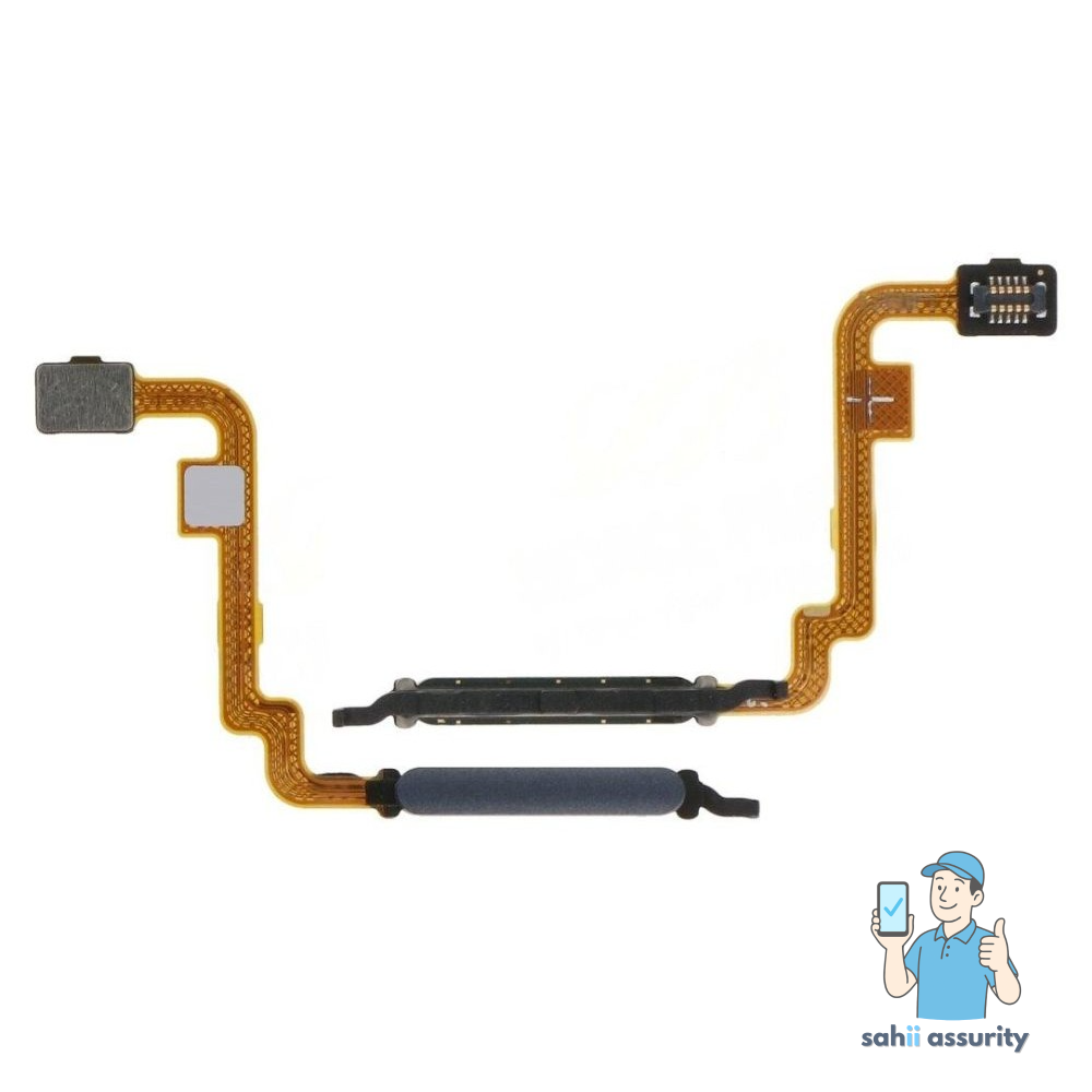 Fingerprint Sensor with Flex Cable for Xiaomi Redmi Note 10 Black